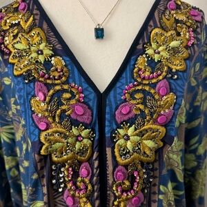 Soft Surroundings Floral Embroidered Tunic